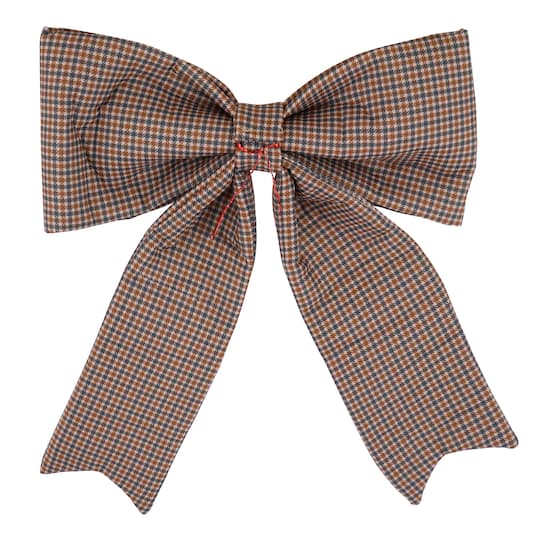 15" Houndstooth Puffy Bow by Celebrate It®